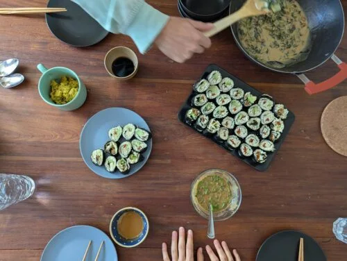 Pastinaken Sushi