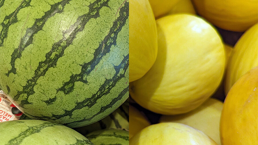 Melonen im Nährstoffranking