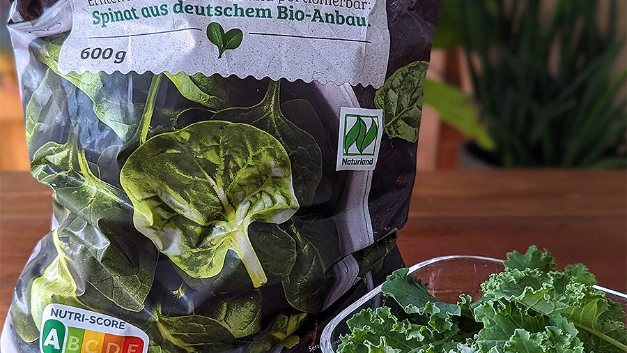 Spinat und Grünkohl im Nährstoffranking